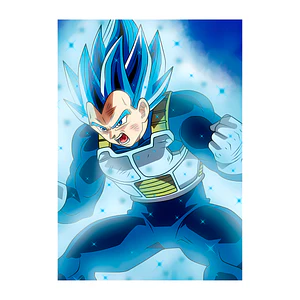 Cuadro en  Aluminio Vegeta Maximo Poder
