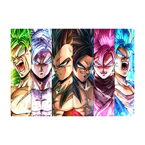 Cuadro Metal Dragon Ball Maximo Poder