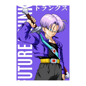 Cuadro en Aluminio Dragon Ball Trunks