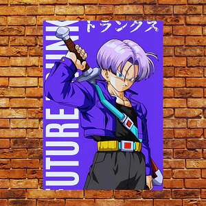 Cuadro en Aluminio Dragon Ball Trunks