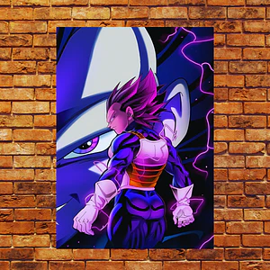 Cuadro Metal Fan Art Vegeta Ultra Ego