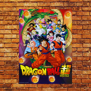 Cuadro en Aluminio Portada Dragon Ball Super