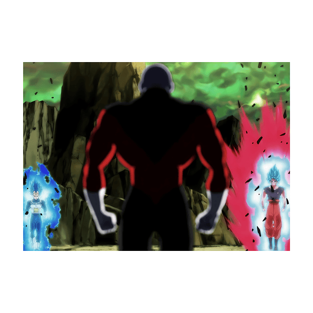 Cuadro Metal Jiren Listo para Combatir