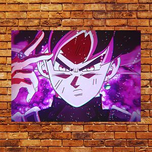 Cuadro en Metal Villano Goku black 