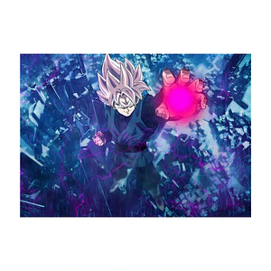 Cuadro Aluminio Goku Black Power