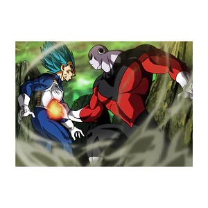 Cuadro Aluminio Combate Vegeta y Jiren