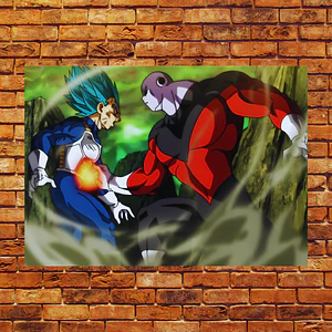 Cuadro Aluminio Combate Vegeta y Jiren