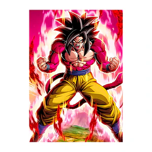 Cuadro en Aluminio Goku SSJ Fase 4