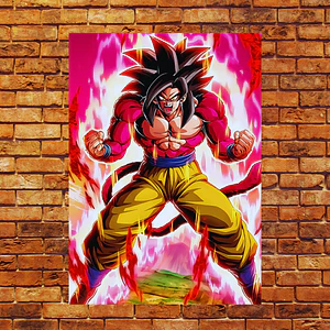 Cuadro en Aluminio Goku SSJ Fase 4