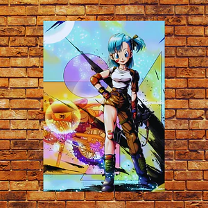 Cuadro de Aluminio Fan Art Bulma