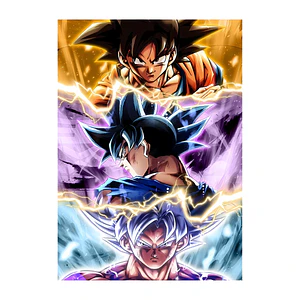Cuadro de Aluminio Goku al ultra Instinto