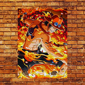 Cuadro One Piece Portgas D. Ace Maximo Poder