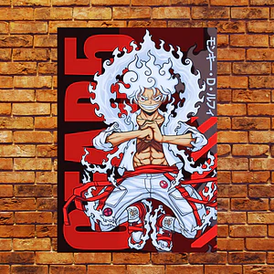 Cuadro Aluminio one Piece Luffy Gear 5