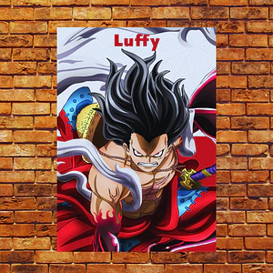 Cuadro Metalico One Piece Luffy Rey de Reyes