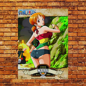 Cuadro Metal de One Piece Hermosa Nami