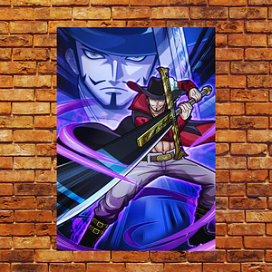 Cuadro en Aluminio One Piece Mihawk