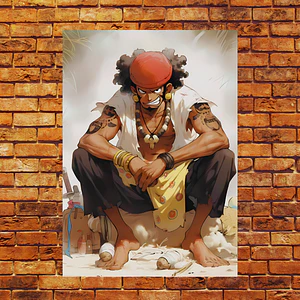 Cuadro Aluminio One Piece Usopp Fan Art