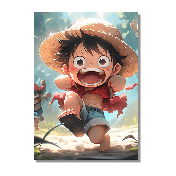 Cuadro Aluminio One Piece Luffy de Niño