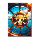 Cuadro Metalico One Piece Timon Jolly Roger 1