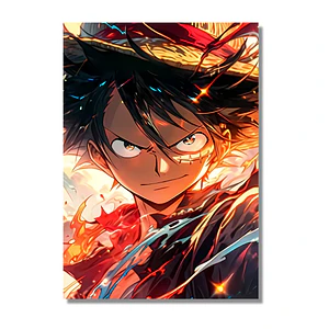 Cuadro Aluminio One Piece Luffy Determinado