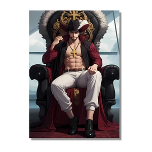 Cuadro Aluminio de Dracule Mihawk One Piece