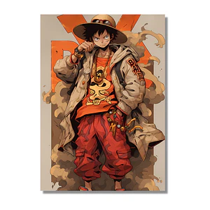 Cuadro Aluminio One Piece Luffy Urbano