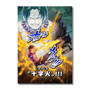 Cuadro Ace y Shanks La Batalla de Fuego
