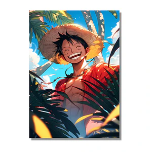 Cuadro Aluminio Luffy Sonrisa del Aventura