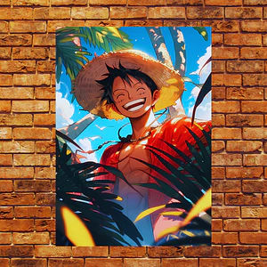Cuadro Aluminio Luffy Sonrisa del Aventura