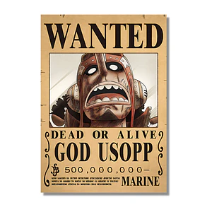Cuadro One Piece Recompensa God Usopp