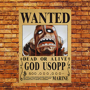 Cuadro One Piece Recompensa God Usopp
