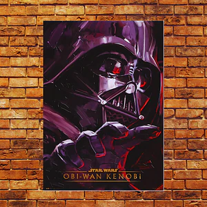 Cuadro Aluminio Darth Vader Obi-Wan Kenobi