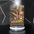 Cuadro de Aluminio Pelicula Retro Titanic  5