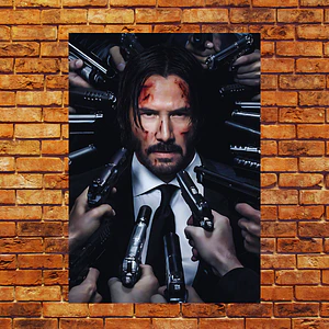 Cuadro de Aluminio de John Wick Full HD