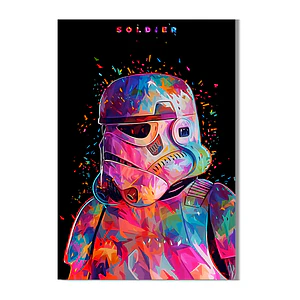 Cuadro de Aluminio SW Soldado Galáctico