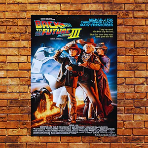 Cuadro Aluminio Pelicula Volver al Futuro III