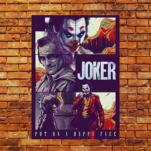 Cuadro de Aluminio Joker Fan Art hd
