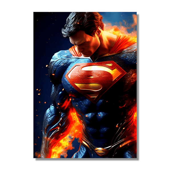 Cuadro en Aluminio Superman Full HD