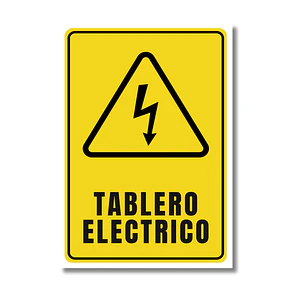 Señaletica Aluminio Tablero Electrico