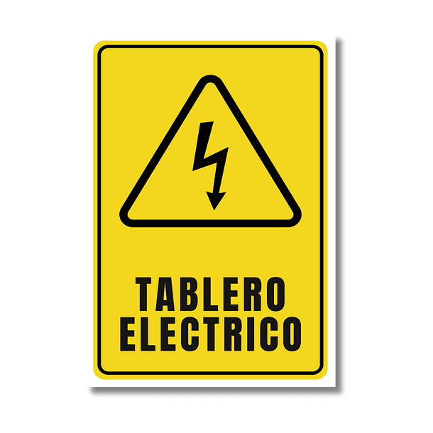 Señaletica Aluminio Tablero Electrico