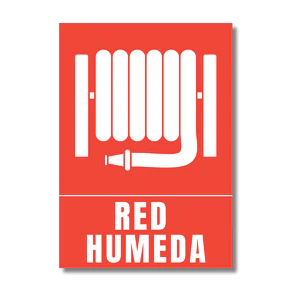Señaletica Aluminio Red Humeda