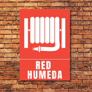 Señaletica Aluminio Red Humeda