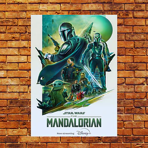 Cuadro Aluminio Póster The Mandalorian