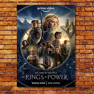 Cuadro en Aluminio The Rings of Power