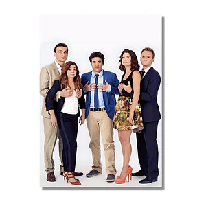 Cuadro Aluminio HIMYM Elenco Completo