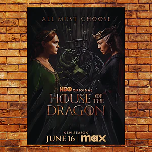Cuadro Metal House of the Dragon HBO