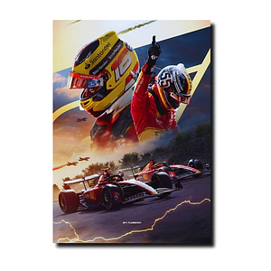 Cuadro Aluminio Fórmula 1 Carlos Sainz