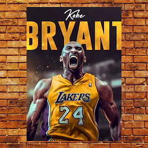 Cuadro en Aluminio Kobe Bryant Épico