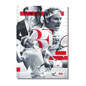 Cuadro en Aluminio Federer Tenis Arte
