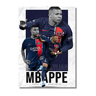 Cuadro en Aluminio Mbappé PSG Full HD 1